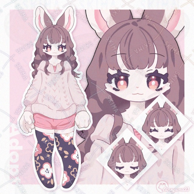 うさぎの女の子の獣人