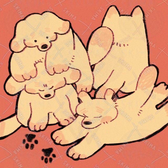子犬たちアイコン