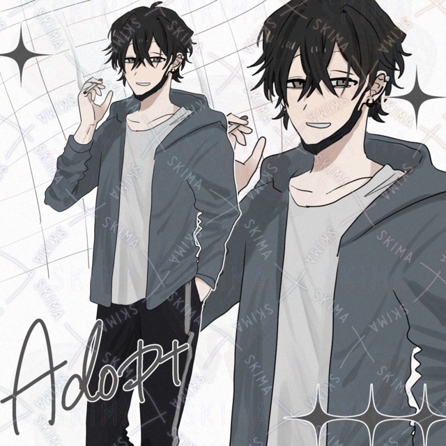男 黒髪 ジャージ