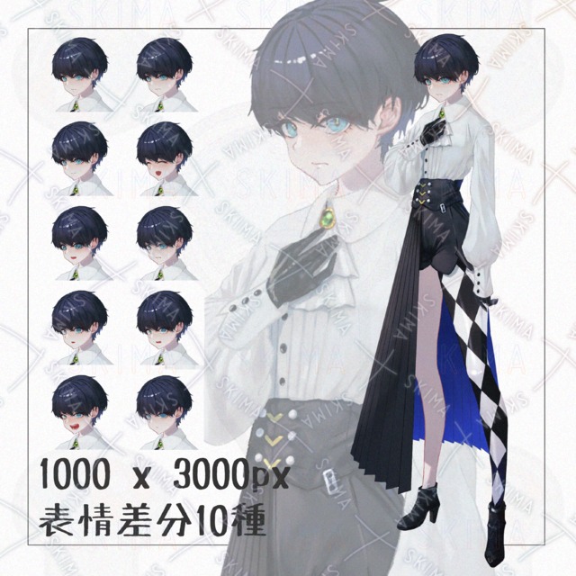 【表情差分10種】女の子