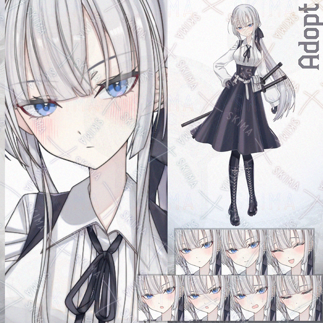 【Adopt_125】表情7種＋刀
