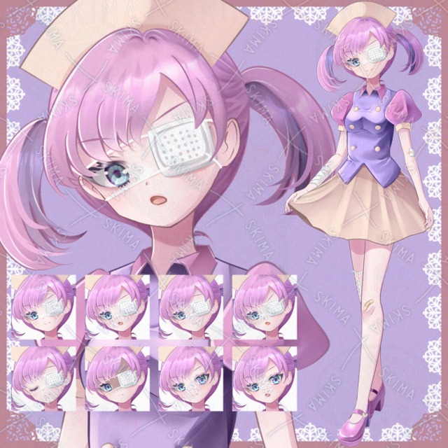 ナースちゃん　adopt 表情8種