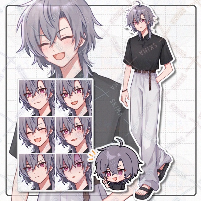 青年【ミニキャラ付】