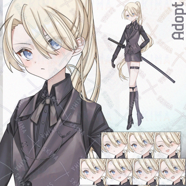 【Adopt_127】表情7種＋刀