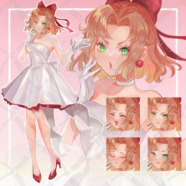 ショートケーキカラーの女の子