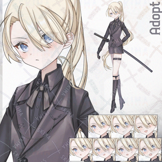 【Adopt_127】表情7種＋刀