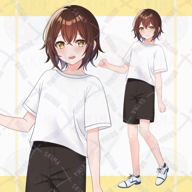 中性的なキャラクター(差分9種)