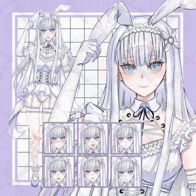 【表情6種】Adoptバニーガール