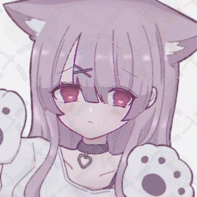 猫耳の女の子のアイコン