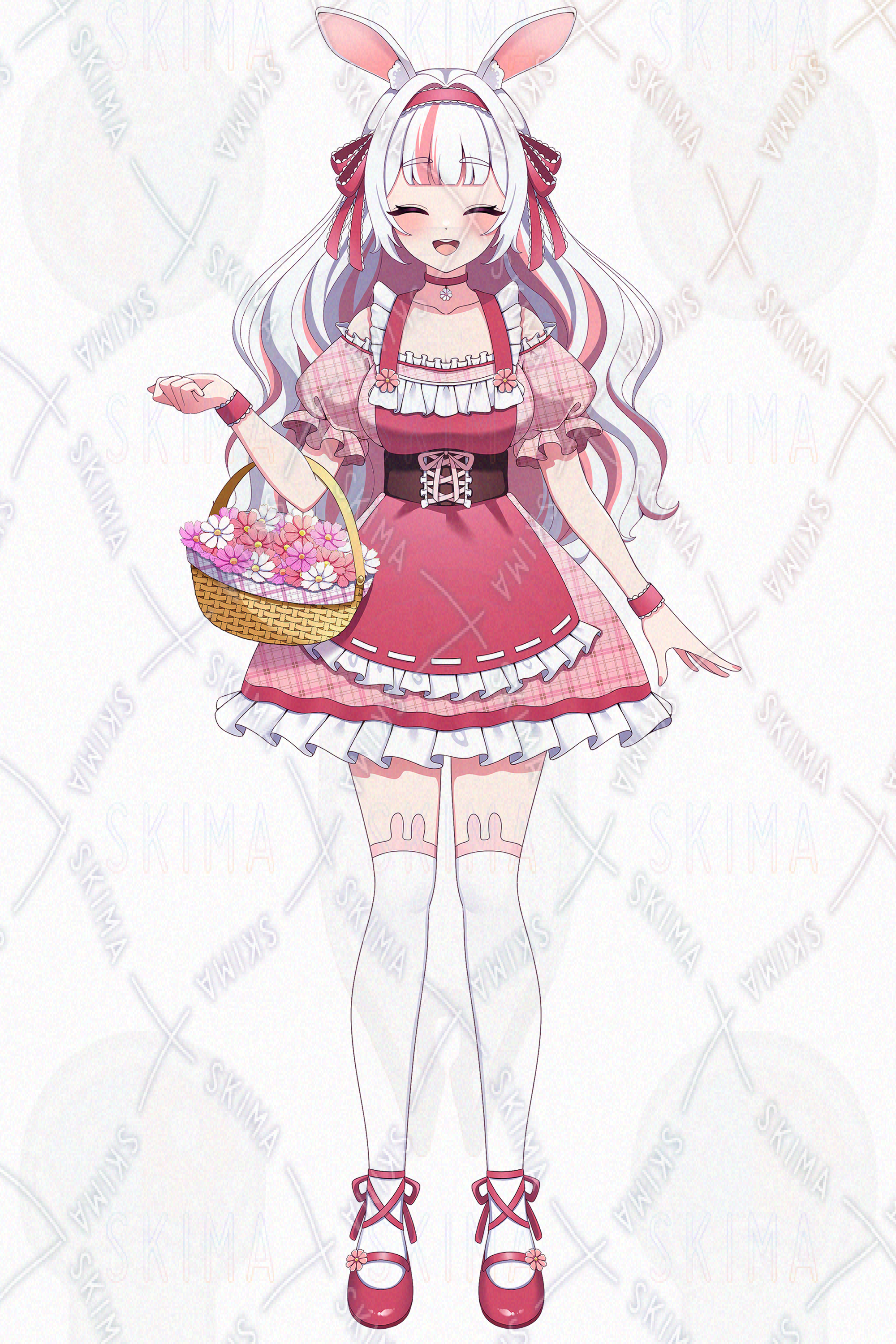 Adopt.02】うさぎ×花屋さん【表情全10種】 | SKIMA（スキマ）