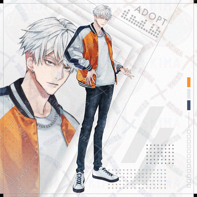 【表情5種】男性立ち絵