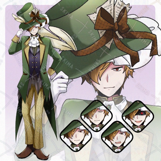 マッドハッター風 立ち絵