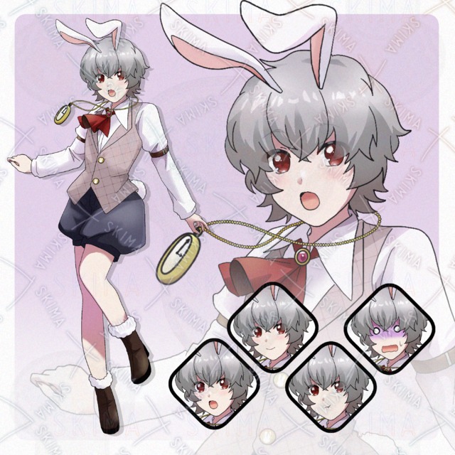 白うさぎの少年