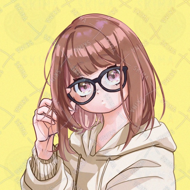 SNS / アイコン / 人物 / 女性 / 眼鏡
