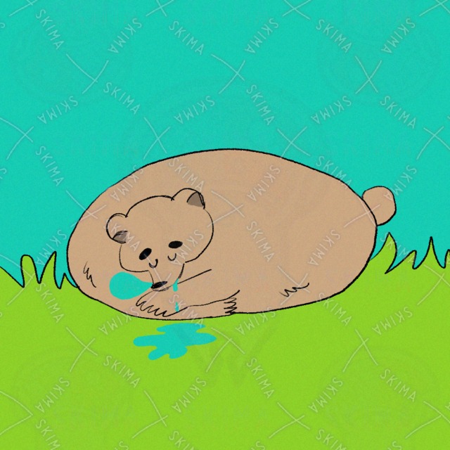 すやすやクマアイコン