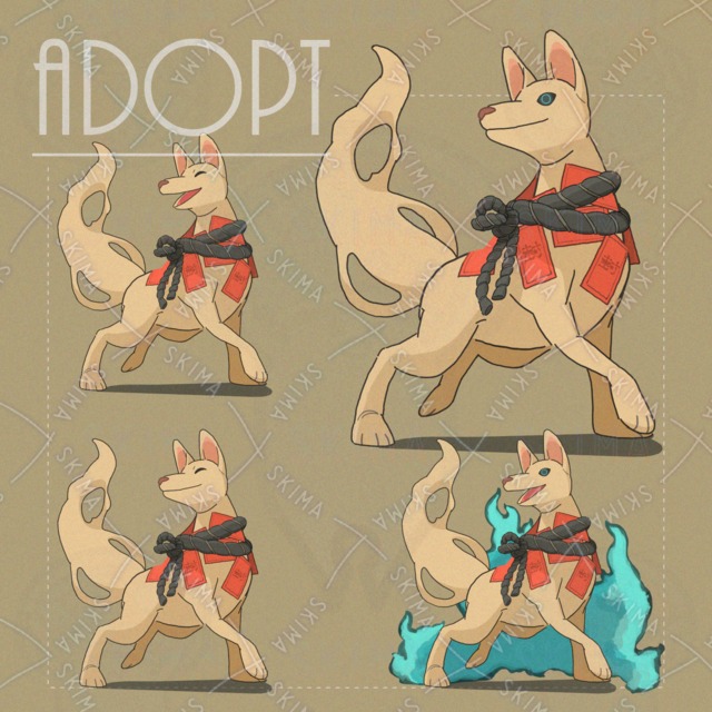 【adopt】お社きつね