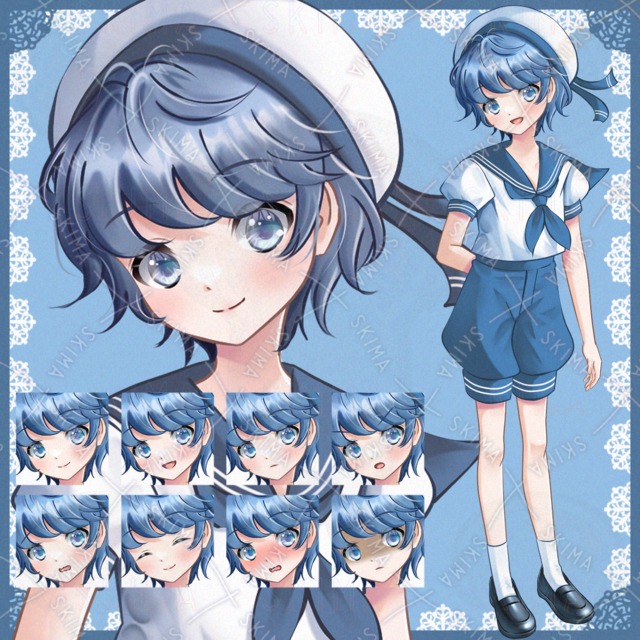 水兵さん　adopt 表情8種