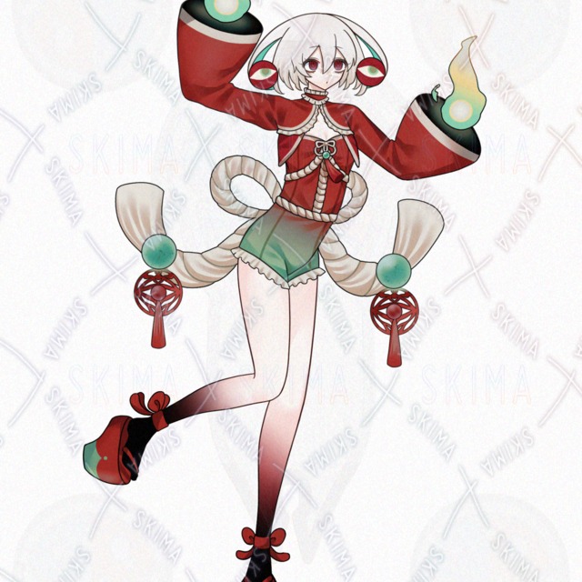 【表情7種】妖怪少女の商品画像4枚目