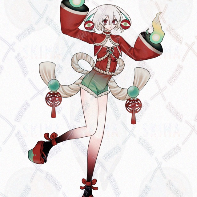 【表情7種】妖怪少女の商品画像2枚目