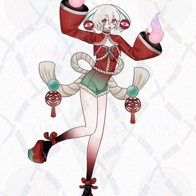 【表情7種】妖怪少女の商品画像8枚目