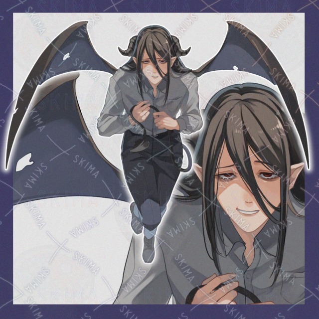 【表情差分10種】不健康悪魔