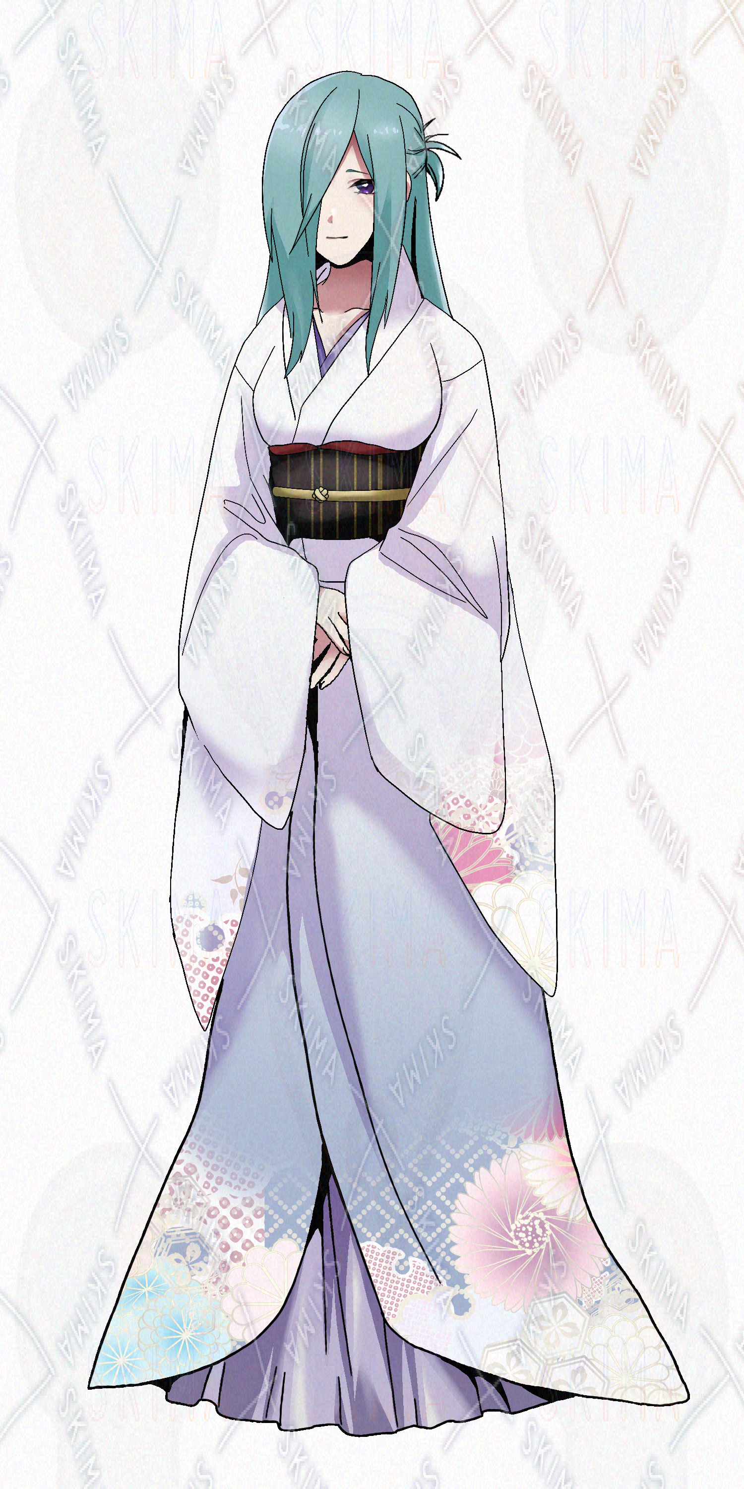 和服女性　絵 和服女性 | SKIMA（スキマ）