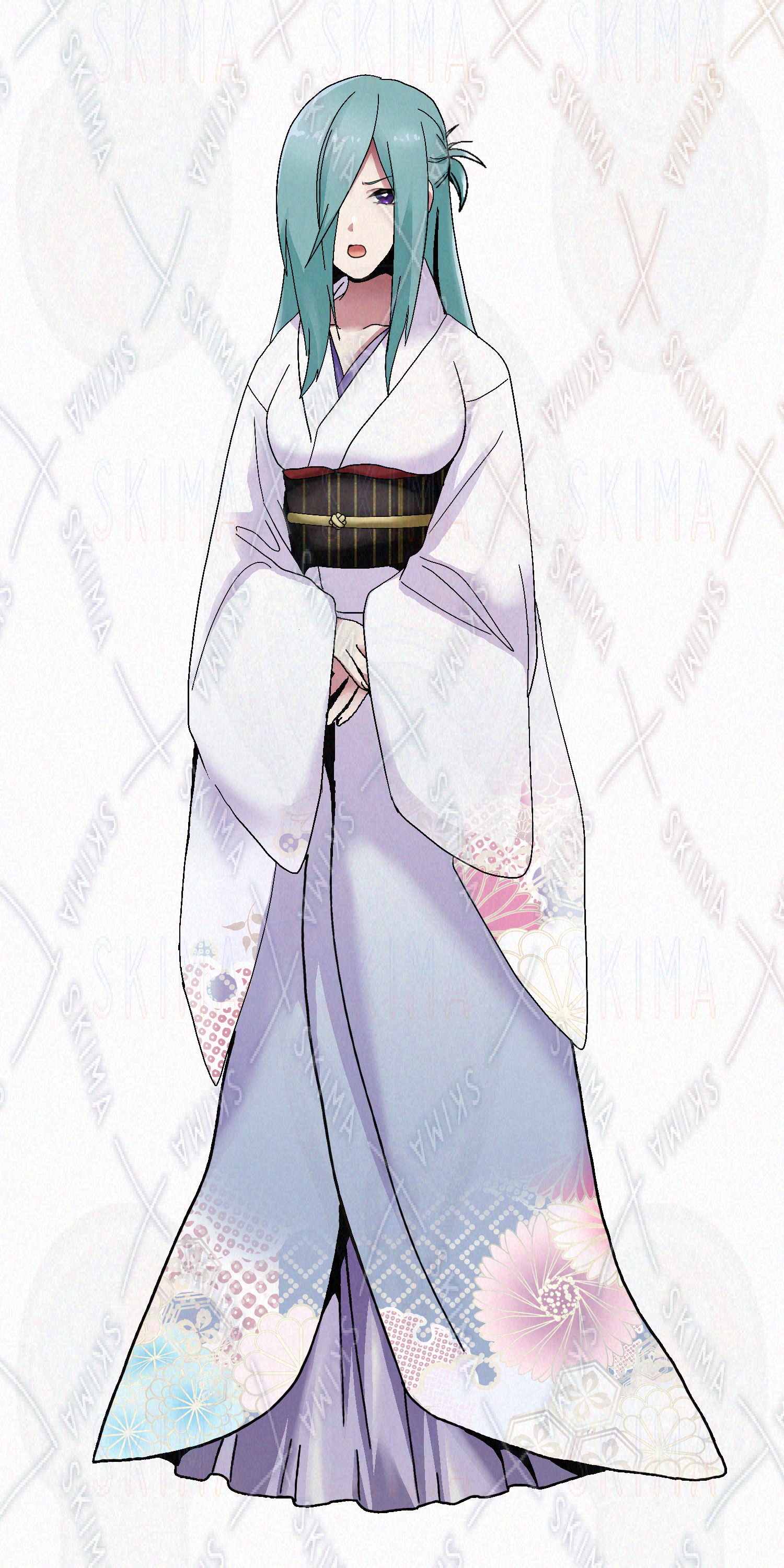 和服女性　絵 立ち絵素材19 和服女性 - いろはす - BOOTH