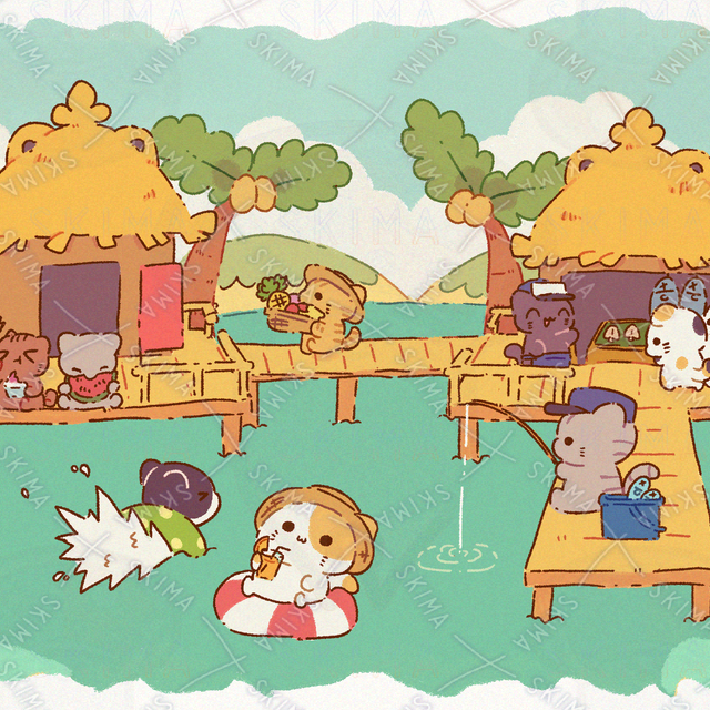 にゃんこの夏休み