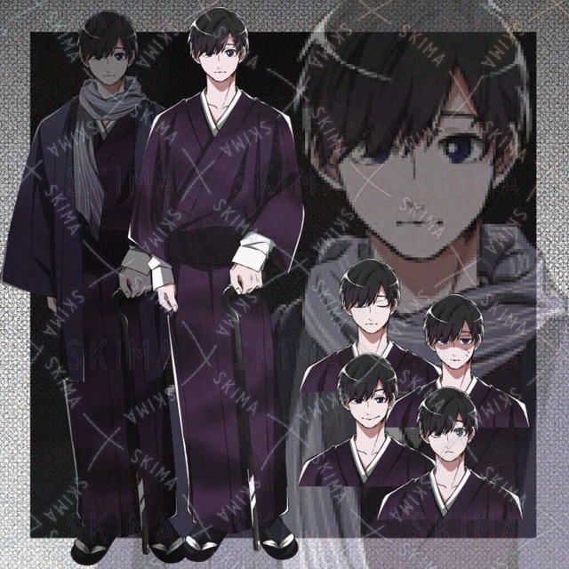 和風、和装男子