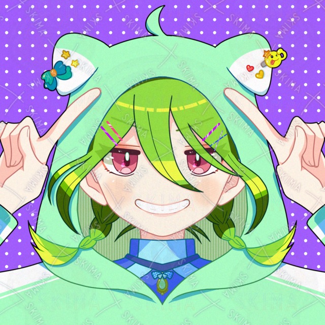 フードをかぶった女の子