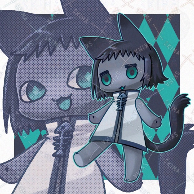 【限定価格！】【表情8種】猫的存在ケモちゃん