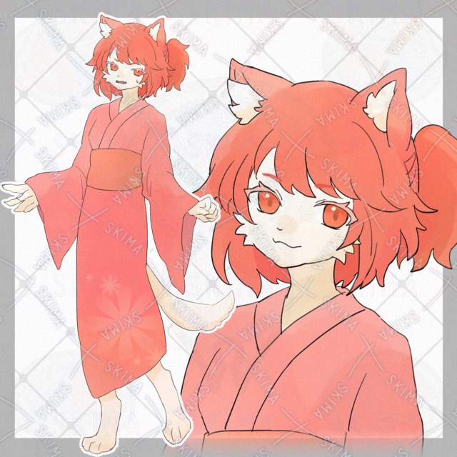 猫の獣人【表情8種類】