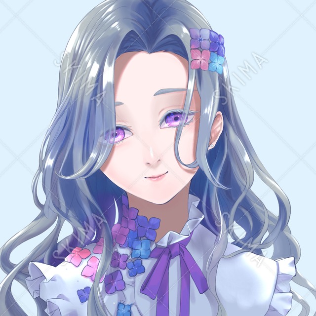 【アイコン】紫陽花