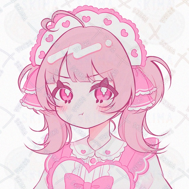 ぷく顔ピンクメイドちゃん
