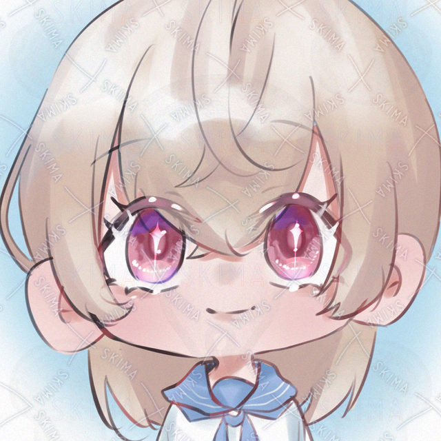 snsアイコン　セーラー服の女の子
