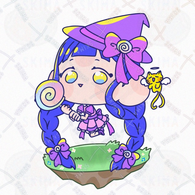 魔法少女な子と天使な猫