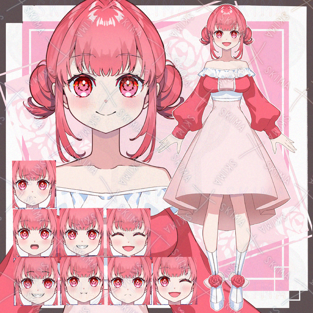 ピンクの子