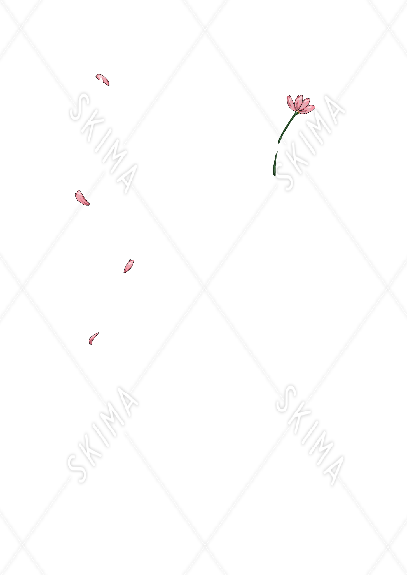 花占いの女学生 表情差分7種 パーツ1種 スキマ スキルのオーダーメイドマーケット Skima