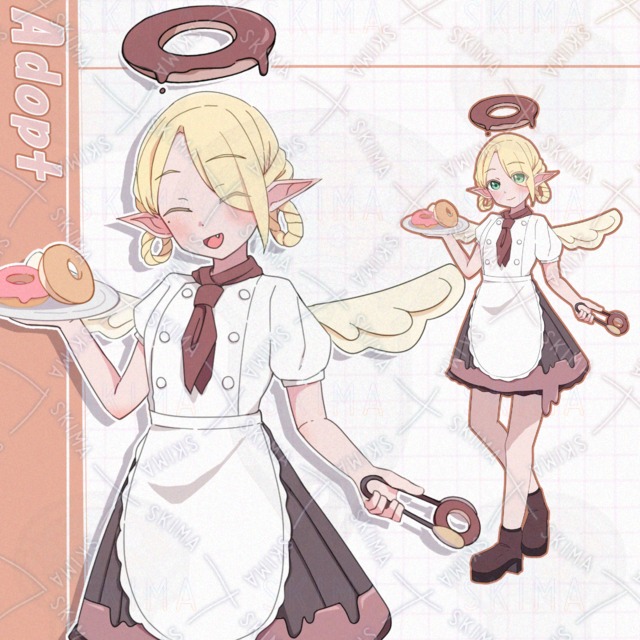 【ドーナツエルフ(表情6種+α)】