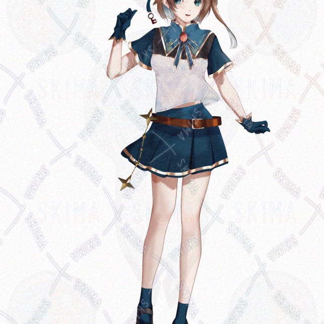 【Adopt】ファンタジー世界にいそうな女の子【表情差分7種】