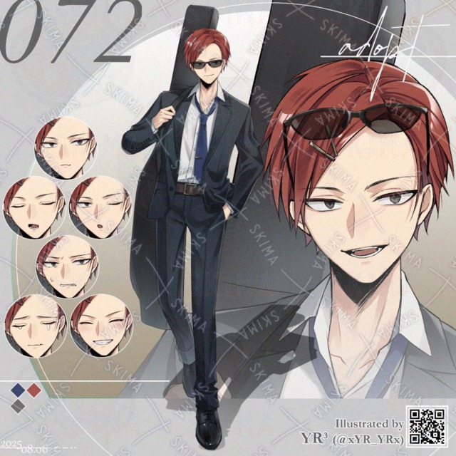 【adopt】表情8種類＋サングラス2種