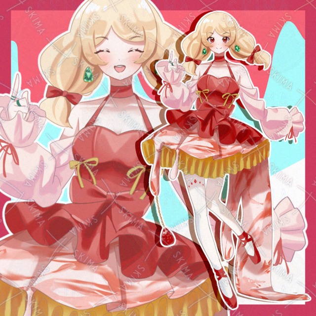 苺モチーフ女子