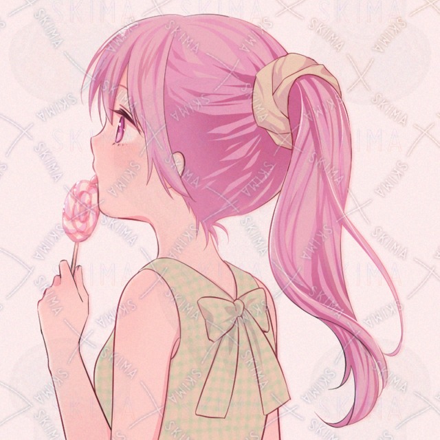 ポニーテールの子