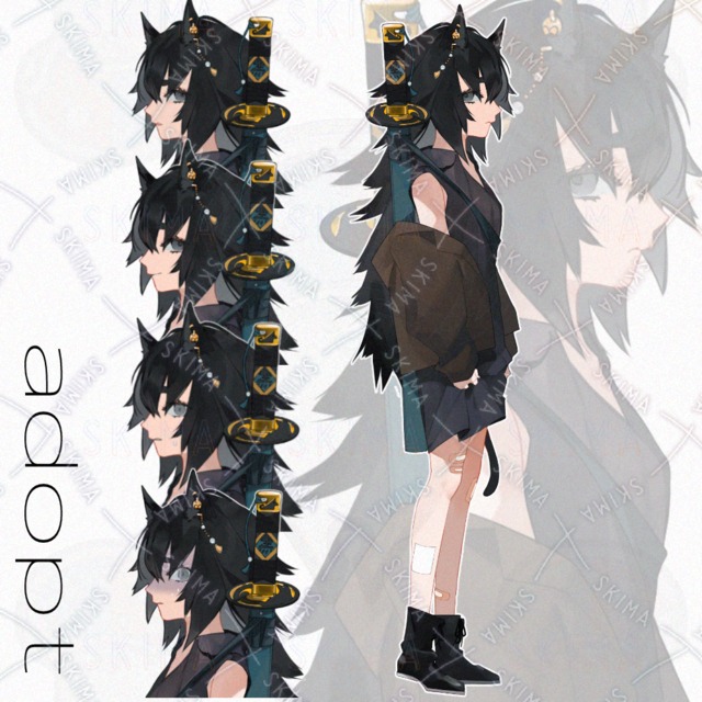 adopt　黒猫