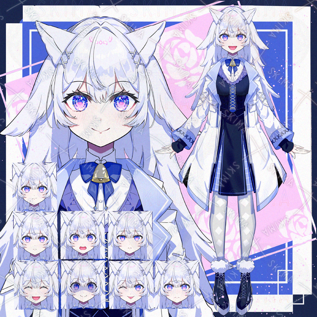 白いモフモフ耳の子
