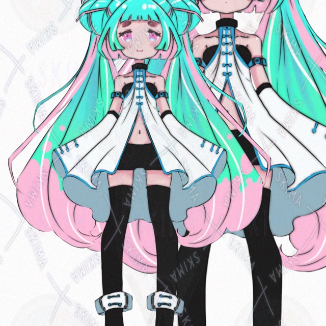 中華風少女　表情4差分