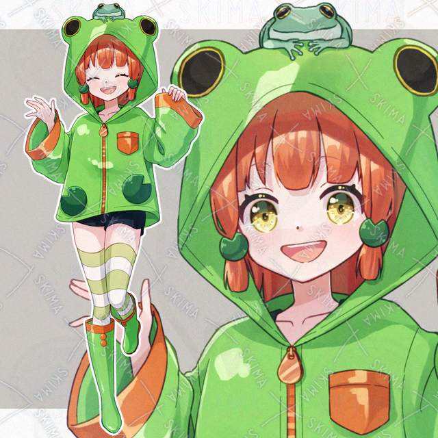 カエルちゃん/表情8種【adopt40】