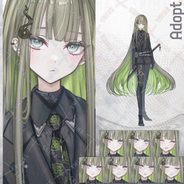 【Adopt_114】表情7種＋刀