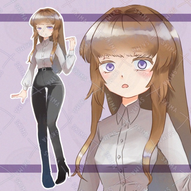【表情9種+鞄差分】オフィスお姉さん