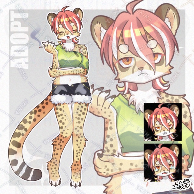 チーターのおんなの子